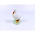 Picture 11/12 -HEREND, WHITE DUCK, ANTIQUE HANDPAINTED PORCELAIN FIGURINE, 1943 (H118)