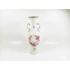 Picture 1/12 -HEREND, RASPBERRY INDIAN BASKET VASE WITH HANDLES, HANDPAINTED PORCELAIN! (H119)