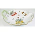 Picture 1/14 -HEREND, FRUITS NECKER MUSHROOM FRUIT DECORATED LEAF SHAPED PORCELAIN DISH (H128)