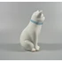 Picture 5/12 -HEREND, WHITE CAT WITH A BUTTERFLY BOW, HANDPAINTED PORCELAIN FIGURINE ! (I132)