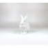 Picture 4/13 -HEREND, WHITE RABBIT SITTING 5", HANDPAINTED PORCELAIN FIGURINE, MINT ! (I147)