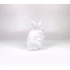 Picture 9/13 -HEREND, WHITE RABBIT SITTING 5", HANDPAINTED PORCELAIN FIGURINE, MINT ! (I147)