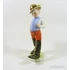 Picture 1/7 -HEREND, BOY IN SEVEN LEAGUE BOOTS 8.2", HANDPAINTED PORCELAIN FIGURINE ! (J029)