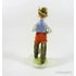 Picture 5/7 -HEREND, BOY IN SEVEN LEAGUE BOOTS 8.2", HANDPAINTED PORCELAIN FIGURINE ! (J029)