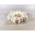 Picture 9/12 -HEREND, PETITE BOUQUET DE ROSE CIGAR ASHTRAY, HANDPAINTED PORCELAIN  ! (J084)