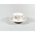 Picture 11/15 -HEREND, BOUQUET DE TULIPE  COFFEE CUP & SAUCER, HANDPAINTED PORCELAIN ! (J301)