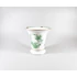 Picture 8/12 -HEREND, GREEN INDIAN BASKET VASE 5.5", HANDPAINTED PORCELAIN ! (J331)