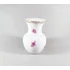 Picture 5/13 -HEREND, RASPBERRY CHINESE BOUQUET APPONYI VASE, HANDPAINTED PORCELAIN ! (J335)