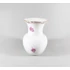 Picture 7/13 -HEREND, RASPBERRY CHINESE BOUQUET APPONYI VASE, HANDPAINTED PORCELAIN ! (J335)