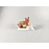 Picture 7/12 -HEREND, FOX STANDING 4.4", HANDPAINTED PORCELAIN FIGURINE  ! (K004)