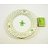 Picture 2/10 -HEREND, GREEN GARDEN OPEN WORK SMALL WALL PLATE , HANDPAINTED PORCELAIN ! (T008)