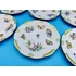 Picture 11/16 -HEREND PORCELAIN HANDPAINTED QUEEN VICTORIA DESSERT PLATES AND SERVING TRAY (G005)