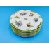 Picture 4/16 -HEREND PORCELAIN HANDPAINTED QUEEN VICTORIA DESSERT PLATES AND SERVING TRAY (G005)