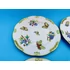 Picture 7/16 -HEREND PORCELAIN HANDPAINTED QUEEN VICTORIA DESSERT PLATES AND SERVING TRAY (G005)