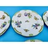 Picture 8/16 -HEREND PORCELAIN HANDPAINTED QUEEN VICTORIA DESSERT PLATES AND SERVING TRAY (G005)