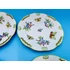 Picture 9/16 -HEREND PORCELAIN HANDPAINTED QUEEN VICTORIA DESSERT PLATES AND SERVING TRAY (G005)