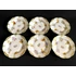 Picture 3/12 -HEREND PORCELAIN HANDPAINTED QUEEN VICTORIA SMALL DESSERT PLATES 515/VBO (6pcs.) (G009)