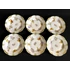 Picture 4/12 -HEREND PORCELAIN HANDPAINTED QUEEN VICTORIA SMALL DESSERT PLATES 515/VBO (6pcs.) (G009)